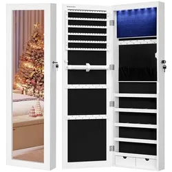 Songmics Schmuckschrank hängend, 10x120x37 cm