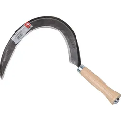 Rund- oder Blattsichel PIONIER, 450mm, mähfertig gedengelt, geschliffen, poliert