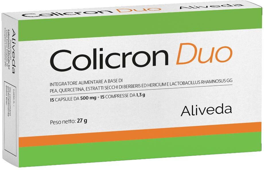 LABORATORI ALIVEDA Srl Colicron Duo, 15 capsule + 15 compresse
