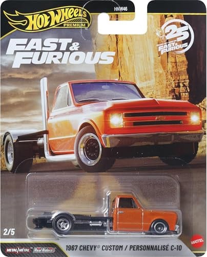 Hot Wheels Fast & Furious JHW61 verzamelauto, meerkleurig