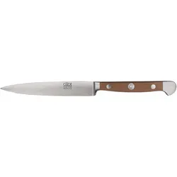 Güde Solingen Alpha Spickmesser 13 cm Birne, Küchenmesser, Braun