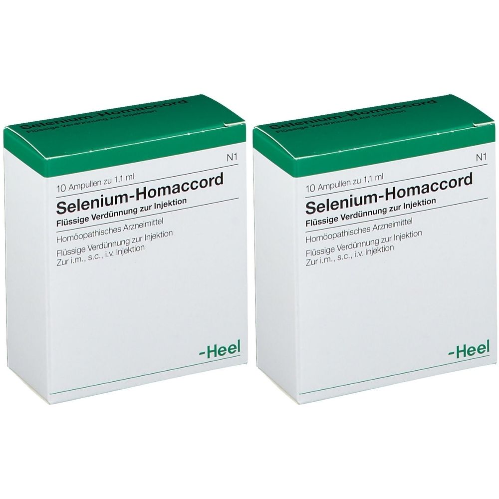 Selenium Homaccord Ampullen 2x 2x10 St