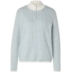 Tchibo - Troyer-Pullover - Damen - Gr. L - offwhite/print