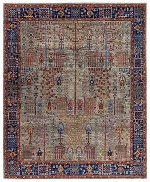 Overton "Serapi One-of-a-Kind Hand-Knotted Area Rug - Brown, 8' 0"" x 9' 9"" - 8' 0"" x 9' 9"""