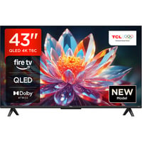 43T6C , QLED-Fernseher 108 cm (42.5 Zoll), schwarz, UltraHD/4K, Triple Tuner, Fire TV