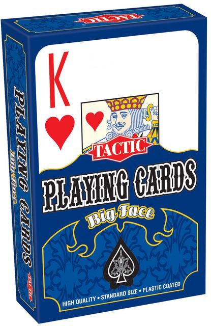 TACTIC Spelkort stora figurer