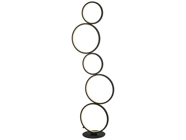 LED-Stehleuchte Javier in Schwarz max. 37 Watt