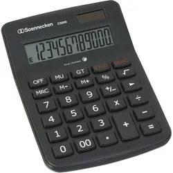 Soennecken, Taschenrechner, CS900 (Batteriebetrieb, Solarenergie)