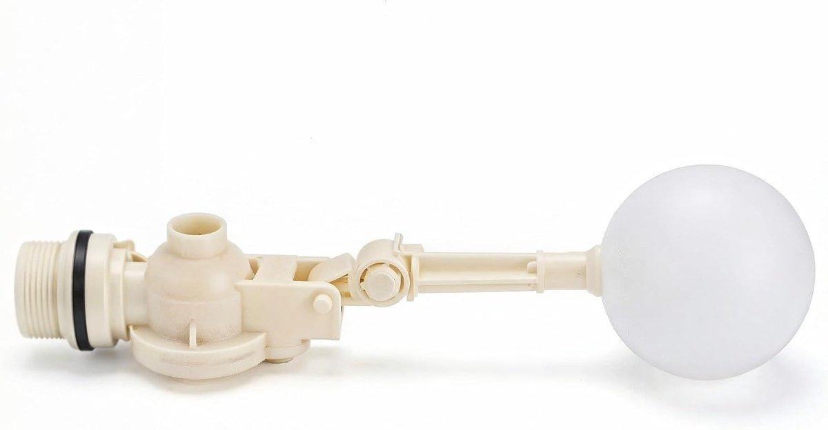 Vlotterklep G1 1/4" (40 mm) met Verstelbare Arm – 332 mm Niveauvlotter voor Watertanks, Veedrinkbakken, Aquaria, Vijvers en Kippenhokken