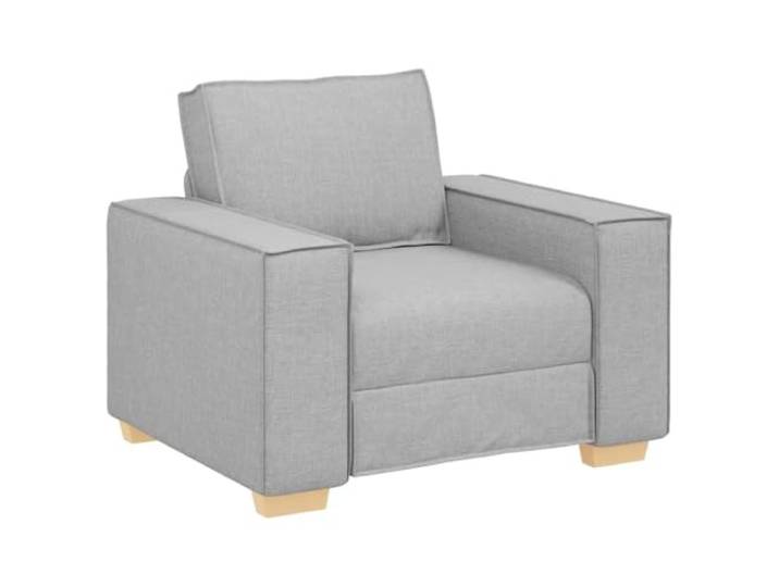 Makastle Sofa Couch Stuhl Wolkengrau 100x78x84 cm Stoff