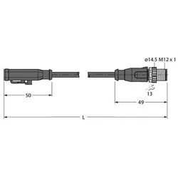 Turck Ventilsteckverbinder DT06-2S-A #100002063