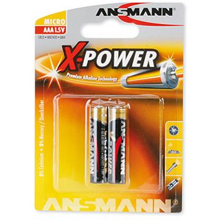 ANSMANN X-Power LR03 Alkaline AAA Micro Batterie 1.5 V 2er Pack
