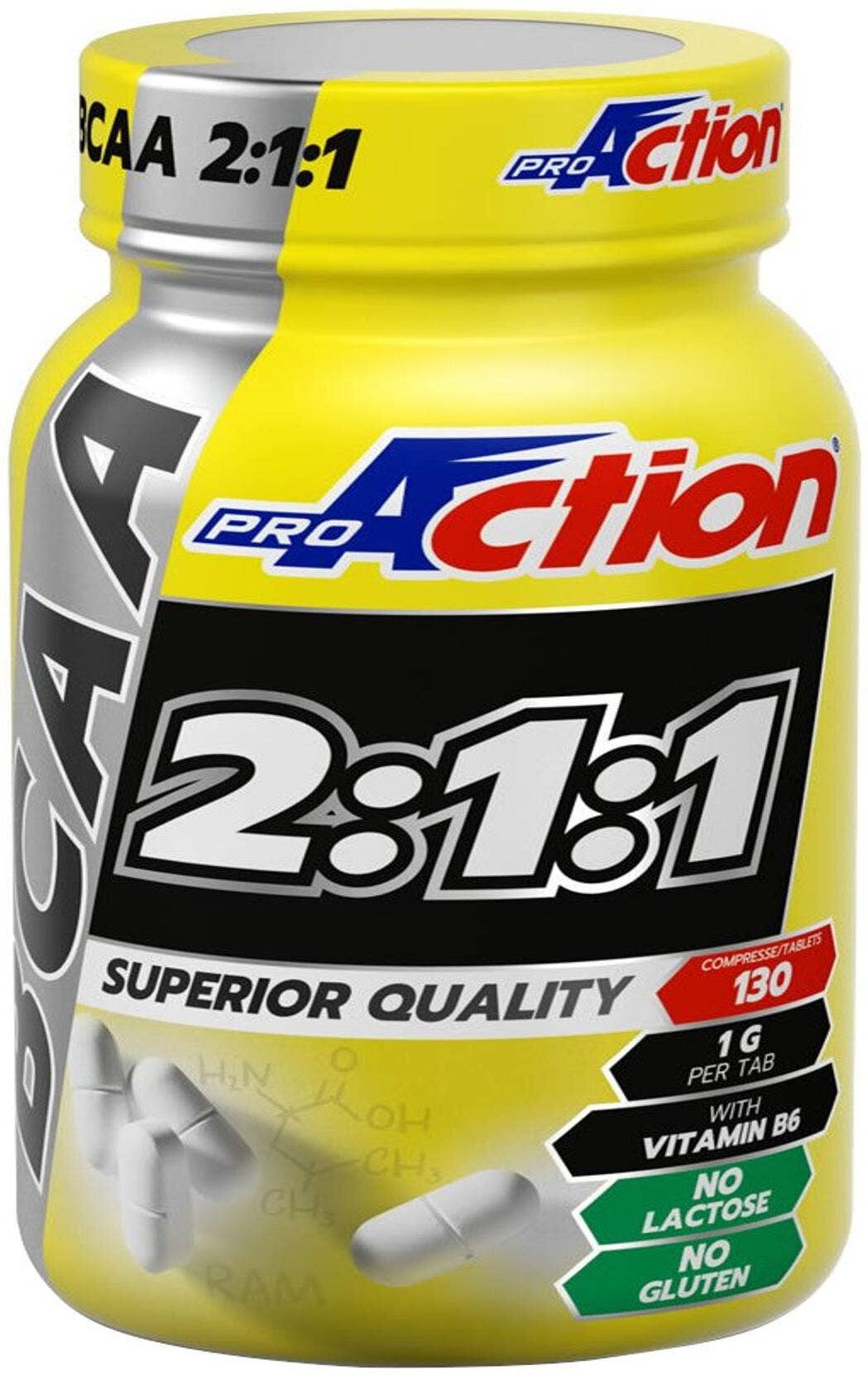 PROACTION Bcaa 2:1:1 Superior Quality 130 Compresse 