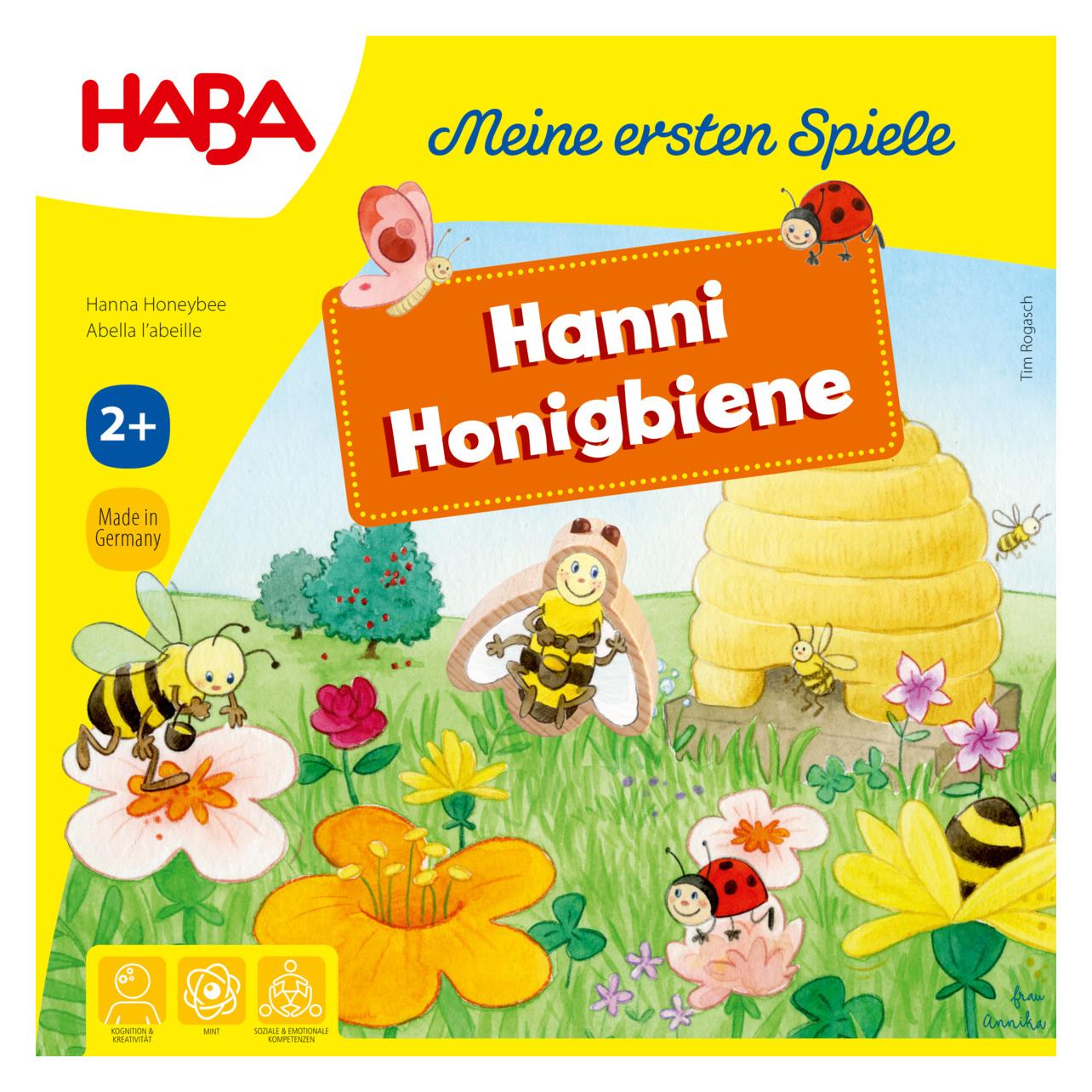 Haba Hanni Honigbiene (Deutsch, Englisch, Französisch, Italienisch, Niederländisch, Spanisch, 1 - 4 Spieler) (301838)
