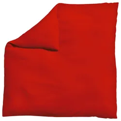 Bettdeckenbezug Woven Satin Dunkelrot ca. 200x200cm