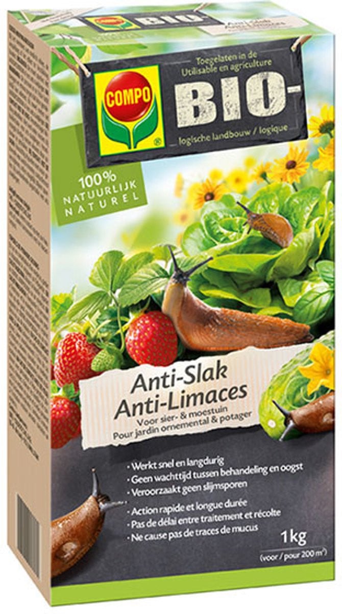 COMPO Bio Anti-Slak voor siertuin en moestuin, 1 kg