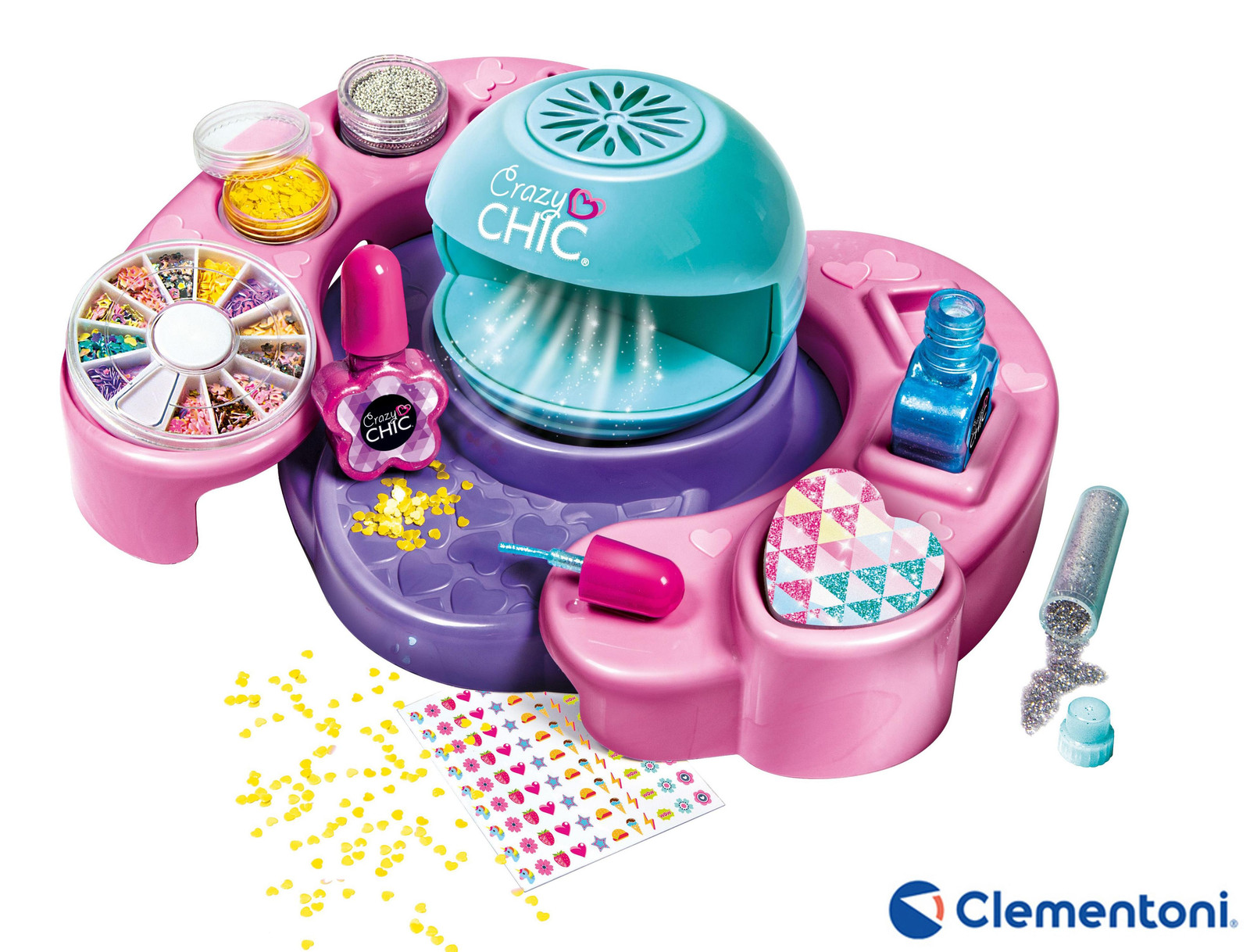 Clementoni Crazy Chic Nagelstudio Crazy Nails Manicure Salon 78771