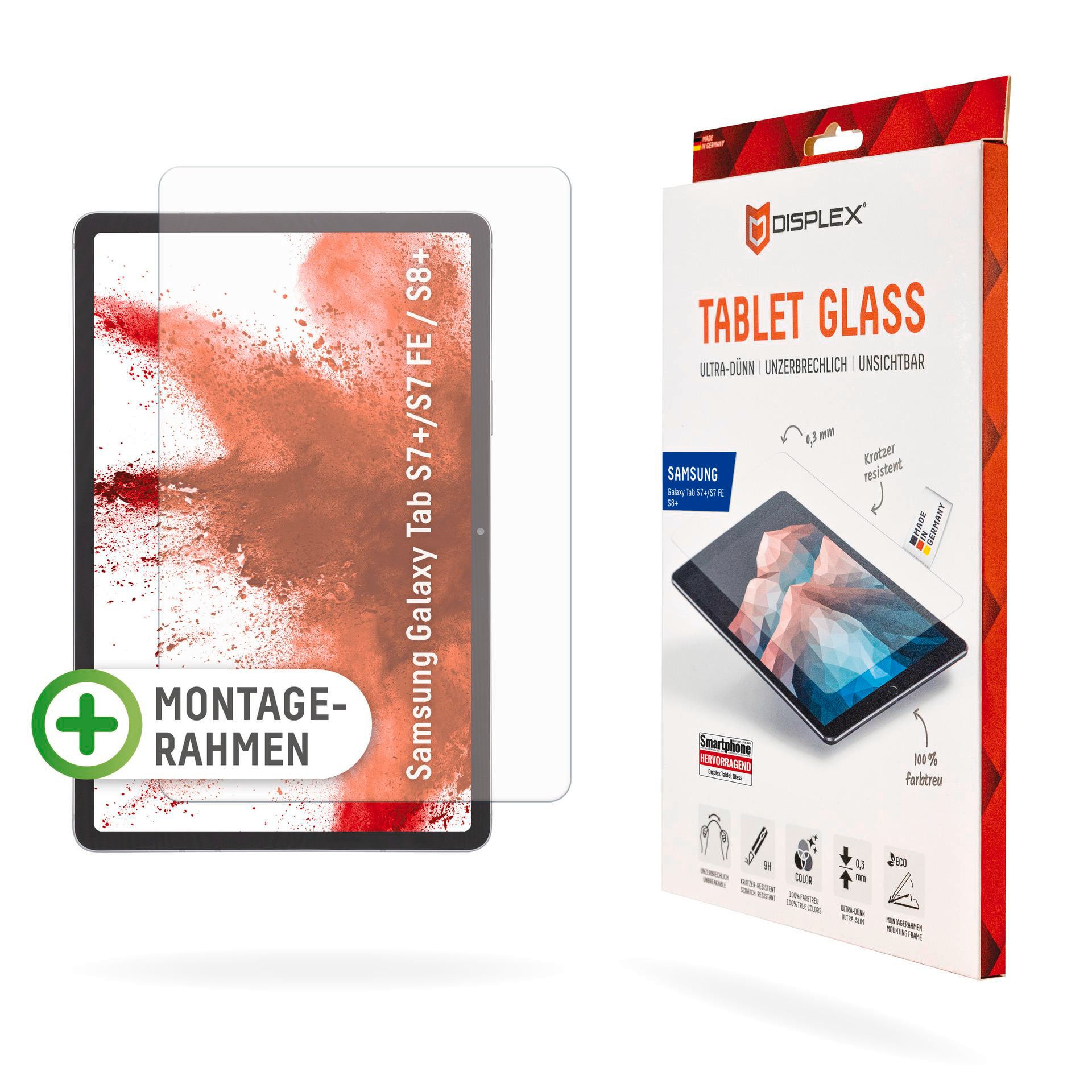 DISPLEX Tablet Glass Samsung Galaxy Tab S7+/S7 FE/S8+/S9 FE+