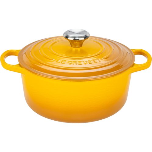 Le Creuset Signature Bräter rund 24 cm nectar