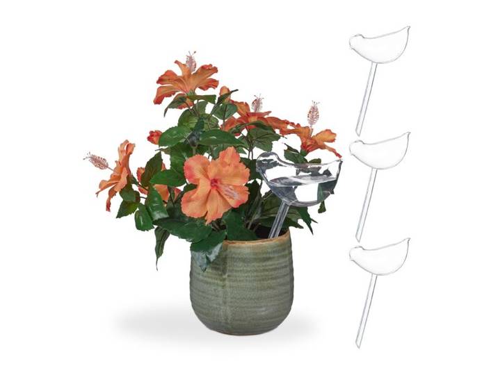 Relaxdays Waterdruppelaar set van 4 vogel