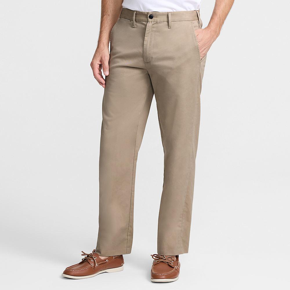 Classic Fit Chinohose TRAVEL für Herren, Herren, size: regular, Beige, Baumwoll-Mischung/Polyester-Mischung, by Lands' End