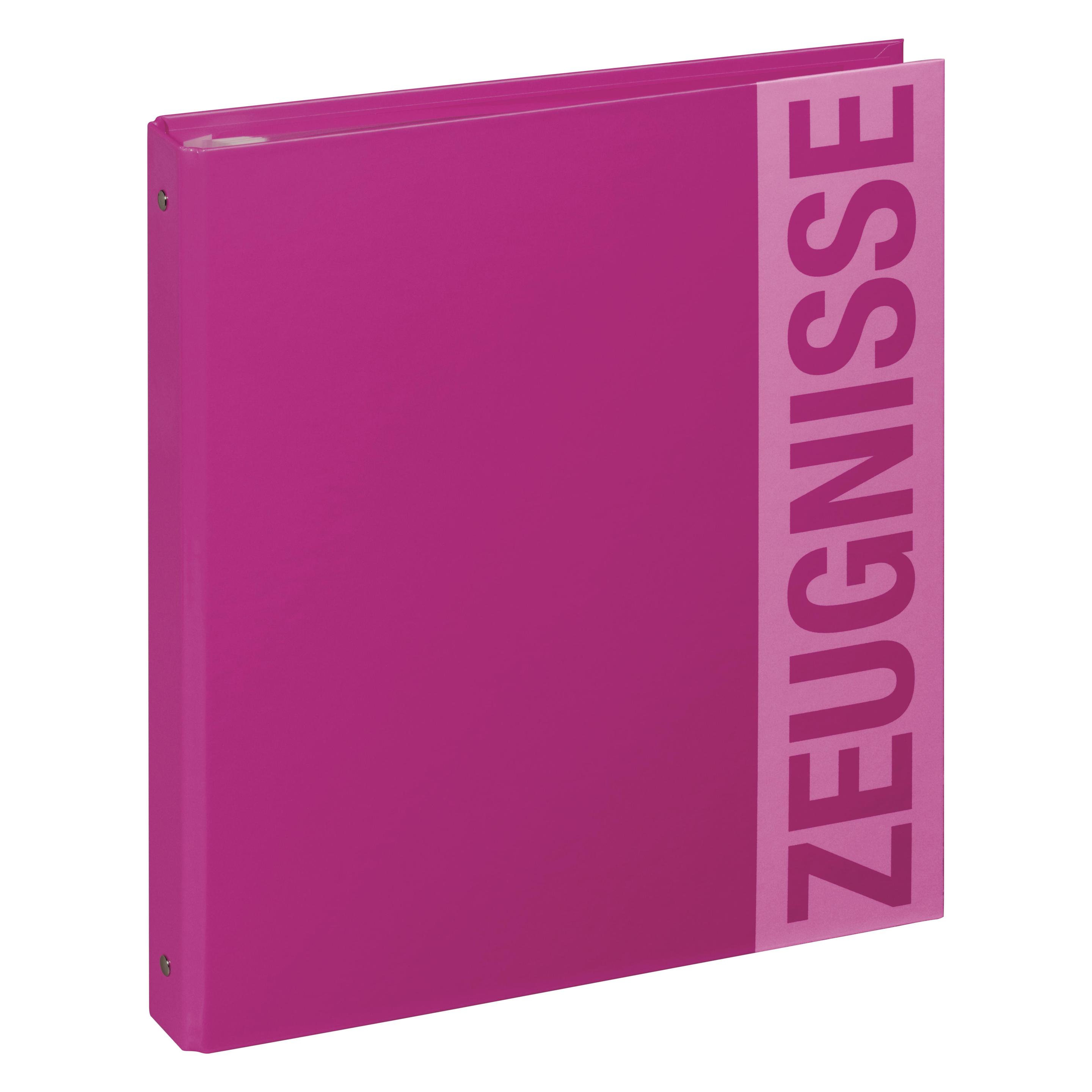 Pagna Ringmappe Zeugnis A4 4R dunkelrosa (A4, 1 Stk.) (31401-34)