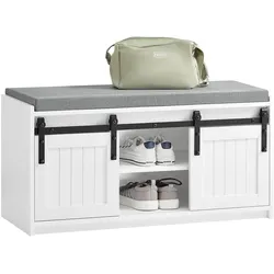 SoBuy, Schuhschrank, Schuhbank mit Sitzfläche (90 x 35 x 45 cm)