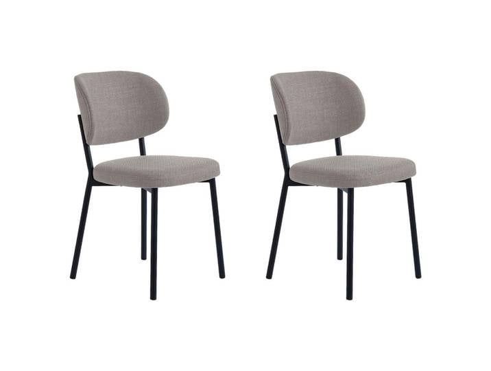 Livetastic Stuhl-Set Fowler, Sandfarben, Rundrohr, 52.5x81.2x48 cm, Esszimmer, Stühle, Polsterstühle