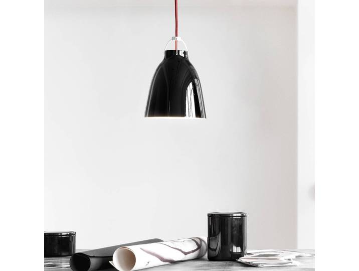 Design hanglamp Caravaggio P1, dimbaar, zwart, Woon-/ Eetkamer, Aluminium, Design, hanglamp