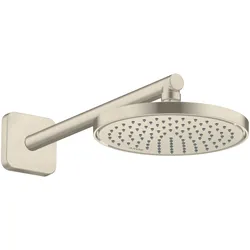 hansgrohe AXOR ShowerSolutions Duschkopf 220, 1 Strahlart, 35382820, Farbe: Brushed Nickel