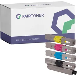 4er Multipack Set Kompatibel für OKI C532 C 542 DN Toner