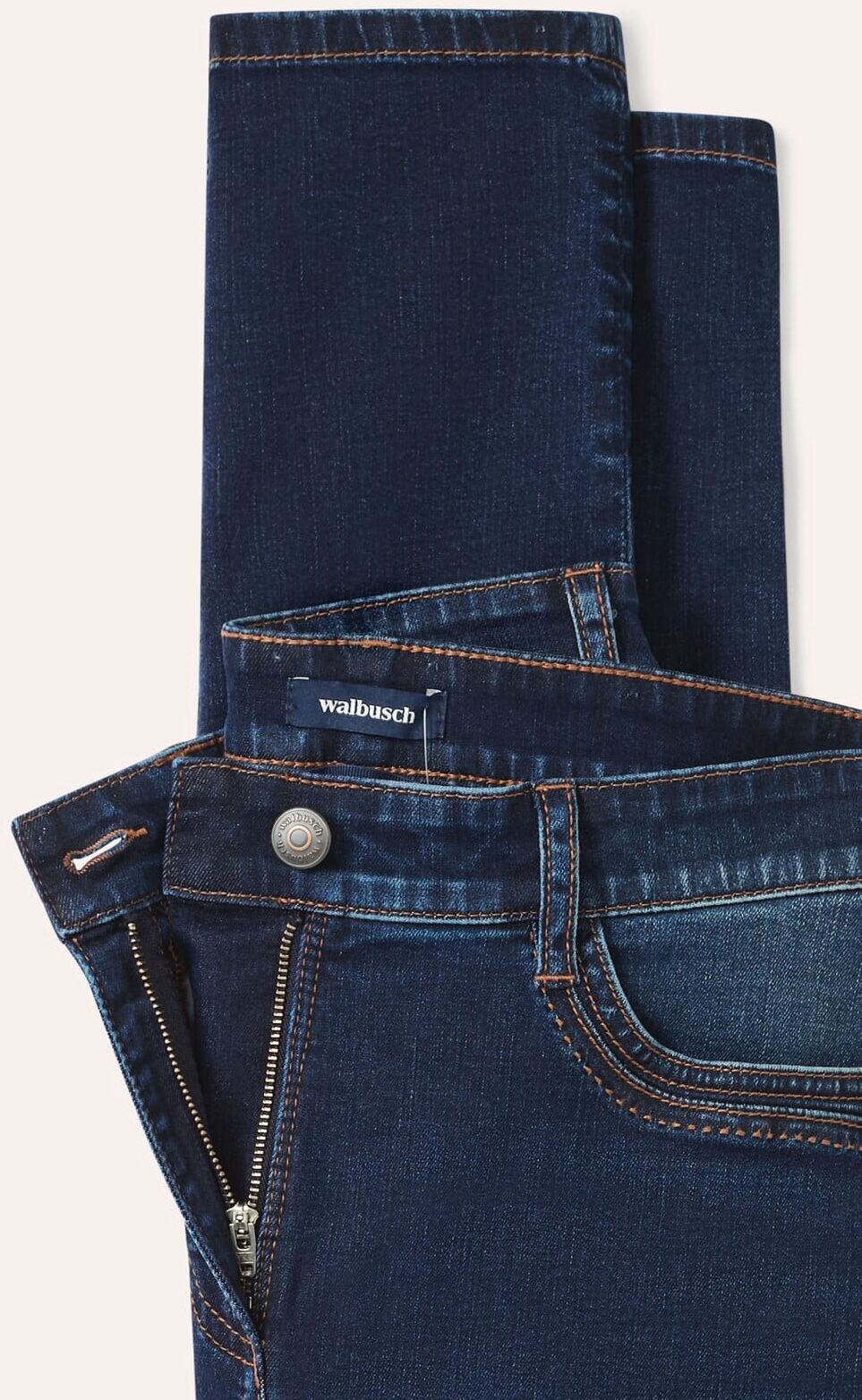 Walbusch Skinny Jeans, Regular Fit#normale Größen, Farbe Blau, 24, moderne Waschung schmale Form Damen