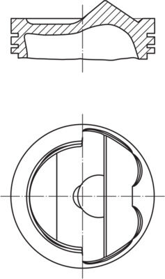 Mahle Kolben 0280402