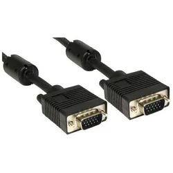 RS PRO VGA-Kabel A VGA / Stecker B VGA / Stecker, 10m PVC Schwarz (10 m), Videokabel, Schwarz