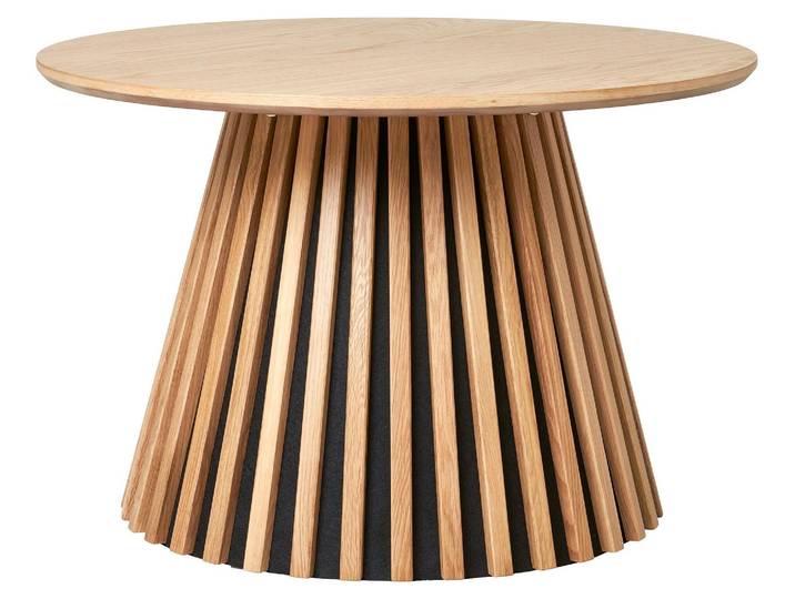 Osaka table basse Ø70cm placage chêne.