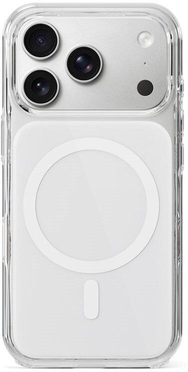 Epico iPhone 17 Pro Max Tile Mag+ Bagside Cover - MagSafe Kompatibel - Gennemsigtig / Hvid