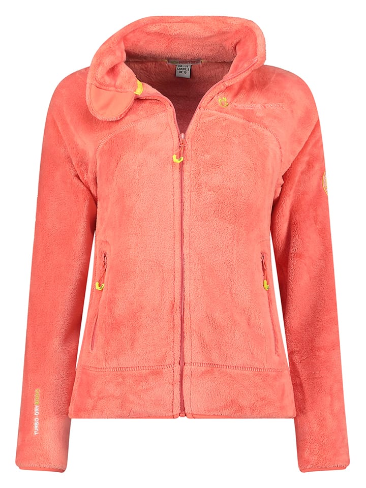 Canadian Peak Fleecejacke "Udilas" in Lachs - L