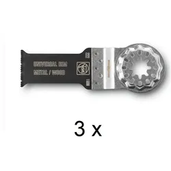 Fein Multimaster Multitalent 3er Pack E-Cut Universal Sägeblatt 28x55mm SL