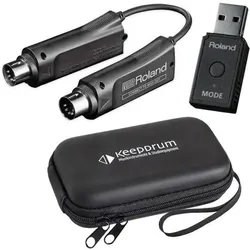 Roland Wireless MIDI-Set WM-1D mit WM-1 mit Tasche (USB), Audio Interface