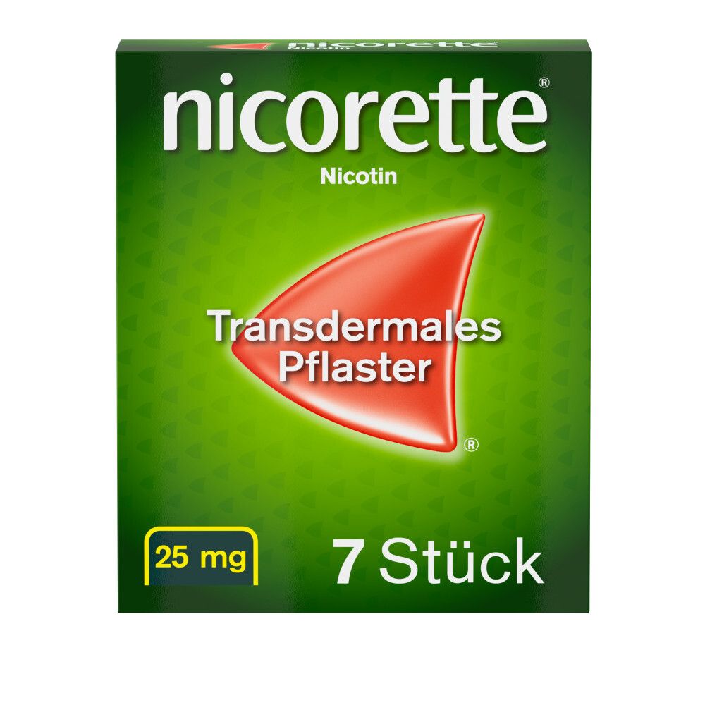 Nicorette TX Pflaster 25 mg 7 St transdermal
