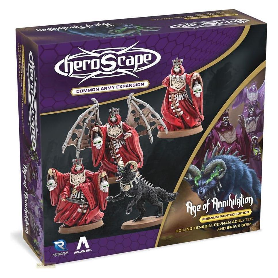 Renegade Heroscape Armeeerweiterung Boiling Tension: Revnan Acolytes & Grave Grim *Englische Version* (Englisch, 2 - 4 Spieler) (RGS02794)