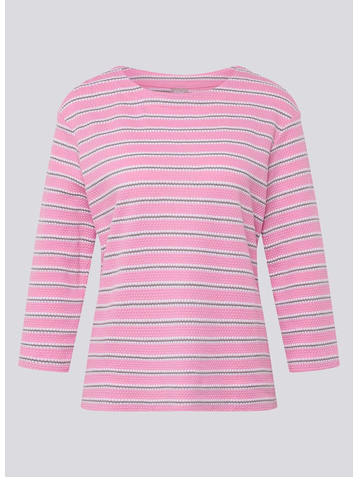Rabe Longsleeve in Rosa/ Grau - 44