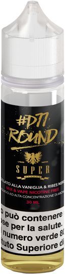 Super Flavor D77 Round  Liquido Mix&vape 30ml Gelato Vaniglia Ribes Nero
