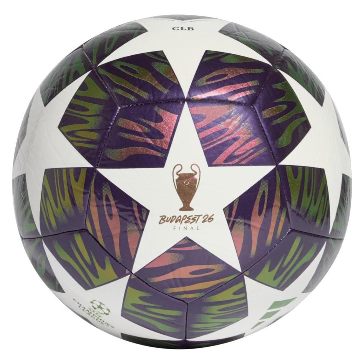 Adidas UCL 25/26 Final Club Football Purple, Green, and White KT0658 (4) (67206132)