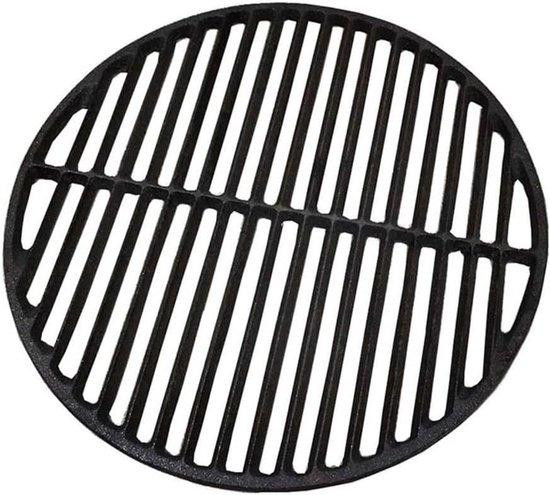 Zwart BBQ Grill Rooster van Zwaar Gietijzer - Rond - 38 cm