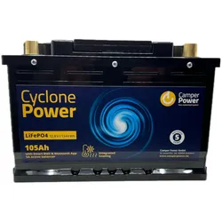 CyclonePower LiFePO4 Batterie 105Ah 12,8V mit BMS & Heizung – Wohnmobil Versorgungsbatterie
