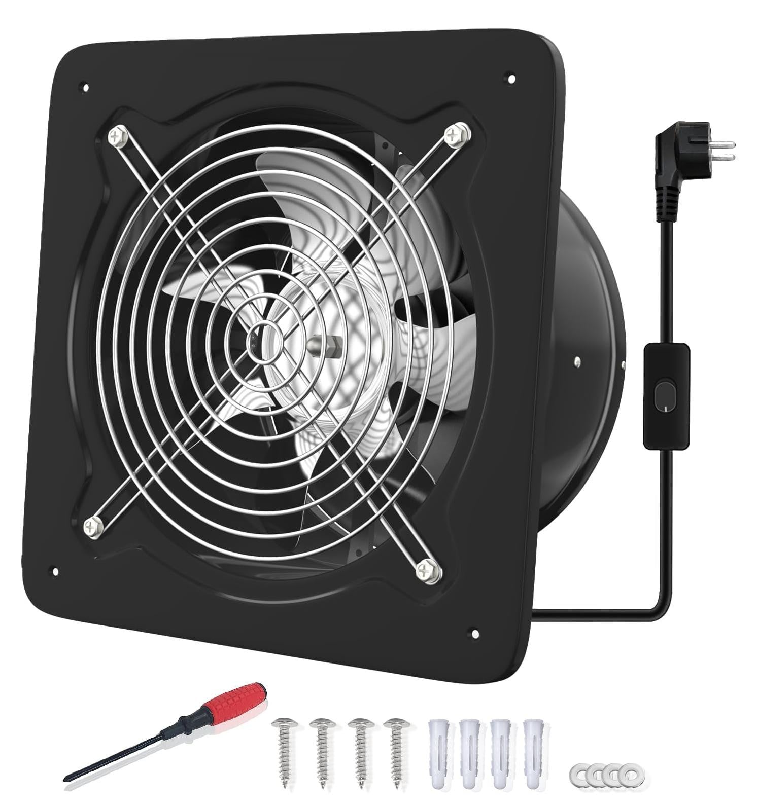 Selius Ventilator 150 mm met terugslagklep voor keuken, badkamer of garage