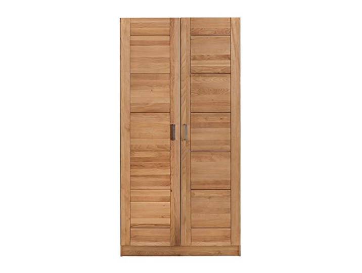 Möbel-Store24 Kleiderschrank Türen Holz Kernbuche teilmassiv Natur geölt 2-türig Pia