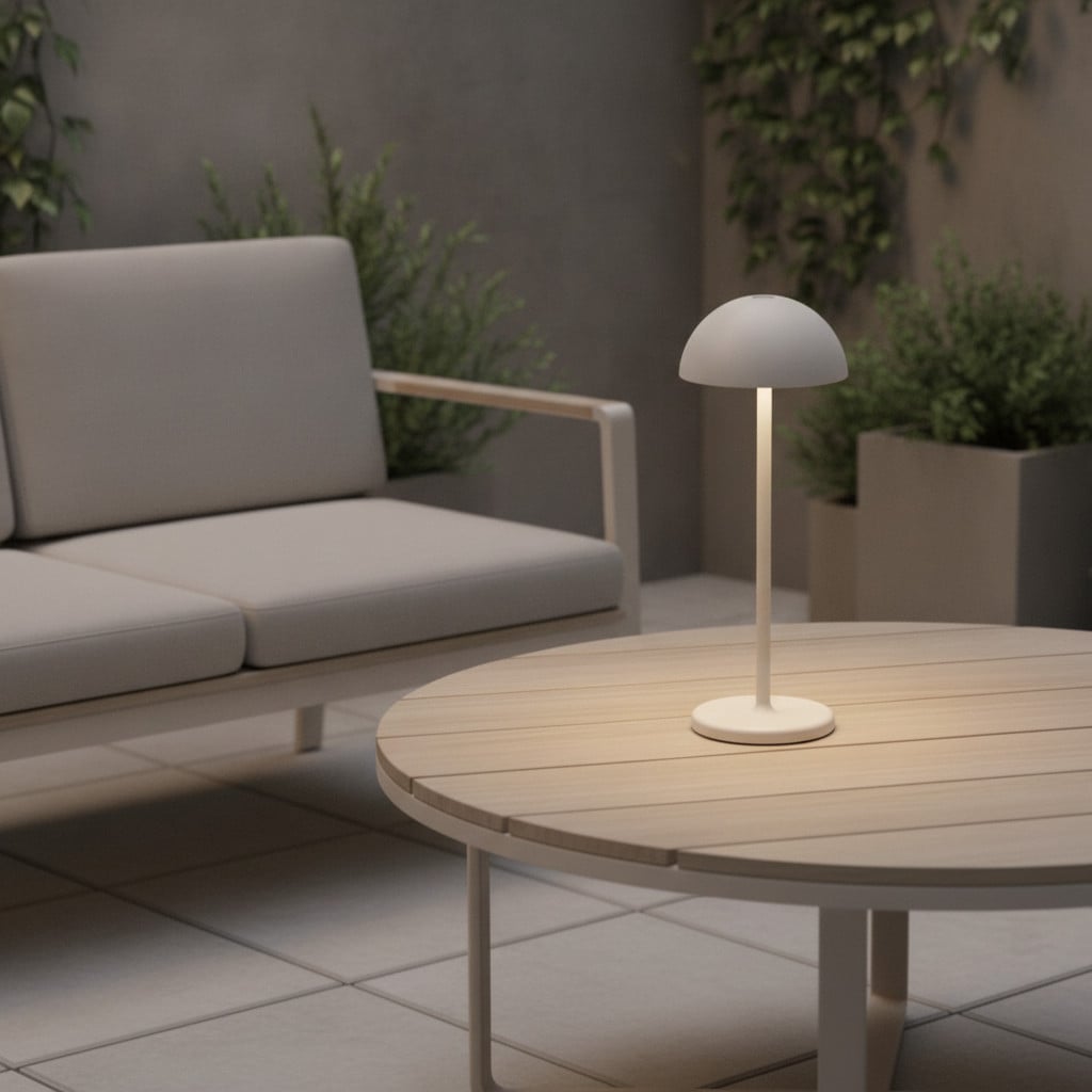 Nova Luce Rose oplaadbare tafellamp met dimfunctie in wit of zwart