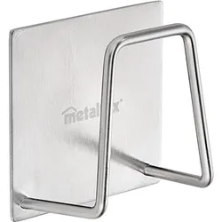 6x Metaltex Schwammhalterung, Abtropfgestell, Silber